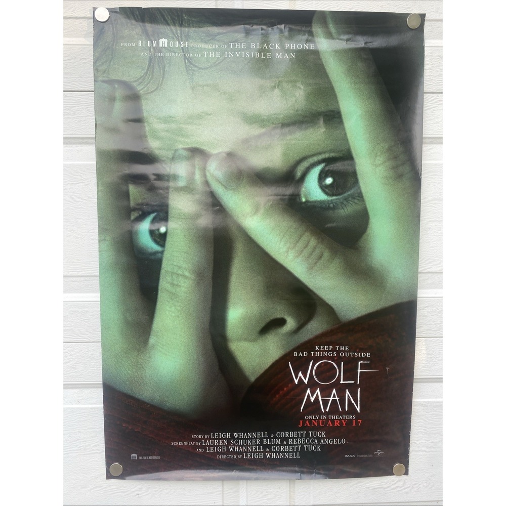 Wolf Man Original 27x40 DS Movie Theatre Poster